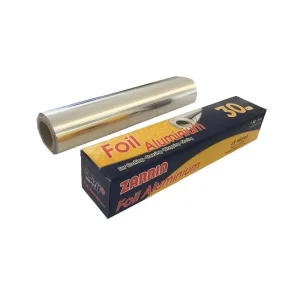فویل آلومینیوم زرین ضخامت 15 میکرون رول 74 متری