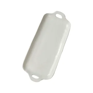 دیس سرامیکی سفید سرو کباب