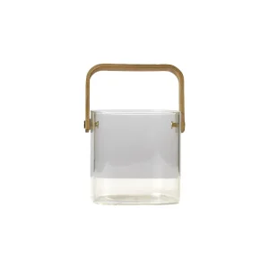 ظرف یخ دسته چوبی بامبو