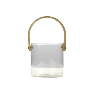 ظرف یخ دسته چوبی بامبو