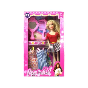 عروسک باربی آینه دار