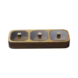 اردو خوری چوبی شیک 3 خانه