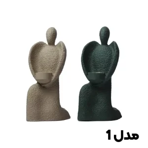 جا شمعی پلی استر مدل آدمک