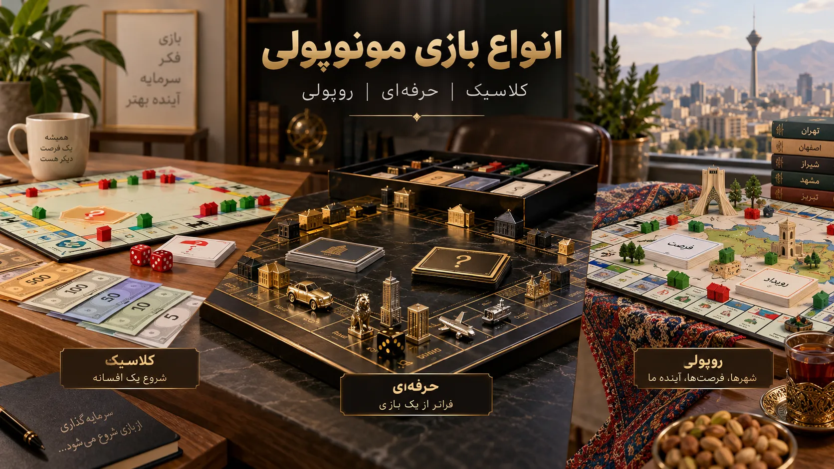 انواع بازی مونوپولی