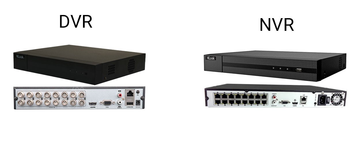 تفاوت دستگاه nvr و dvr از نظر عملکرد