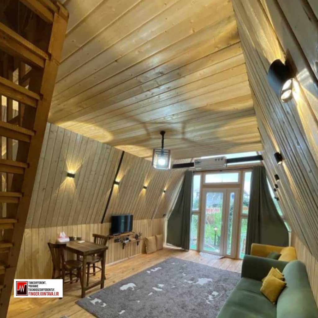 سقف تمام چوب ویلا مدل ۱۵۲۸