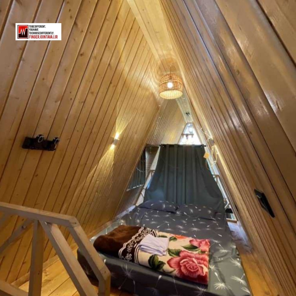 سقف تمام چوب ویلا مدل ۱۵۲۹