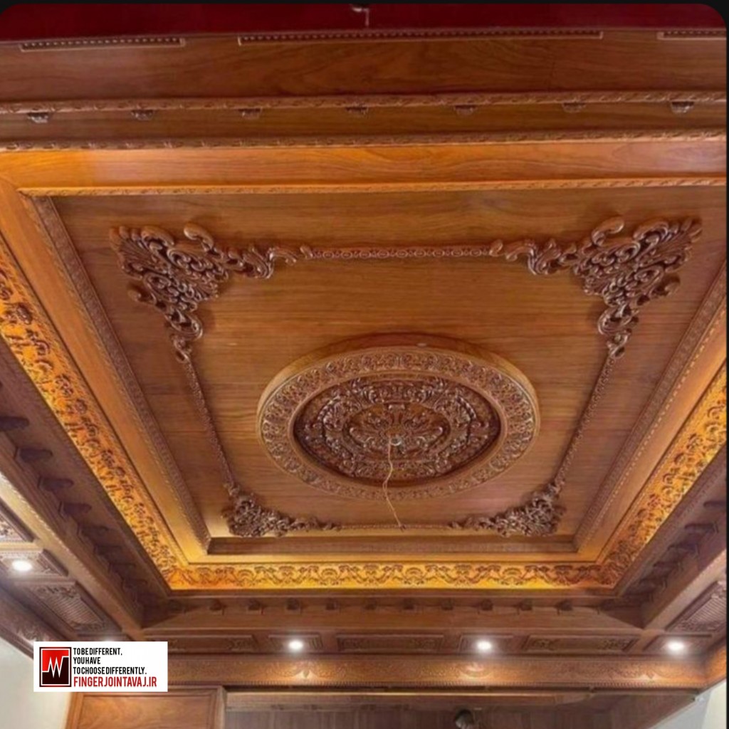 سقف تمام چوب ویلا مدل ۱۵۳۶