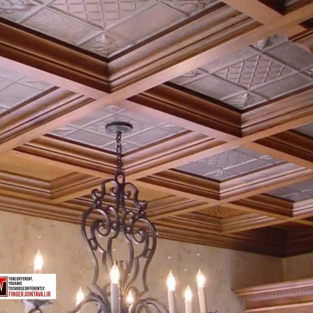 سقف تمام چوب ویلا مدل ۱۵۳۸