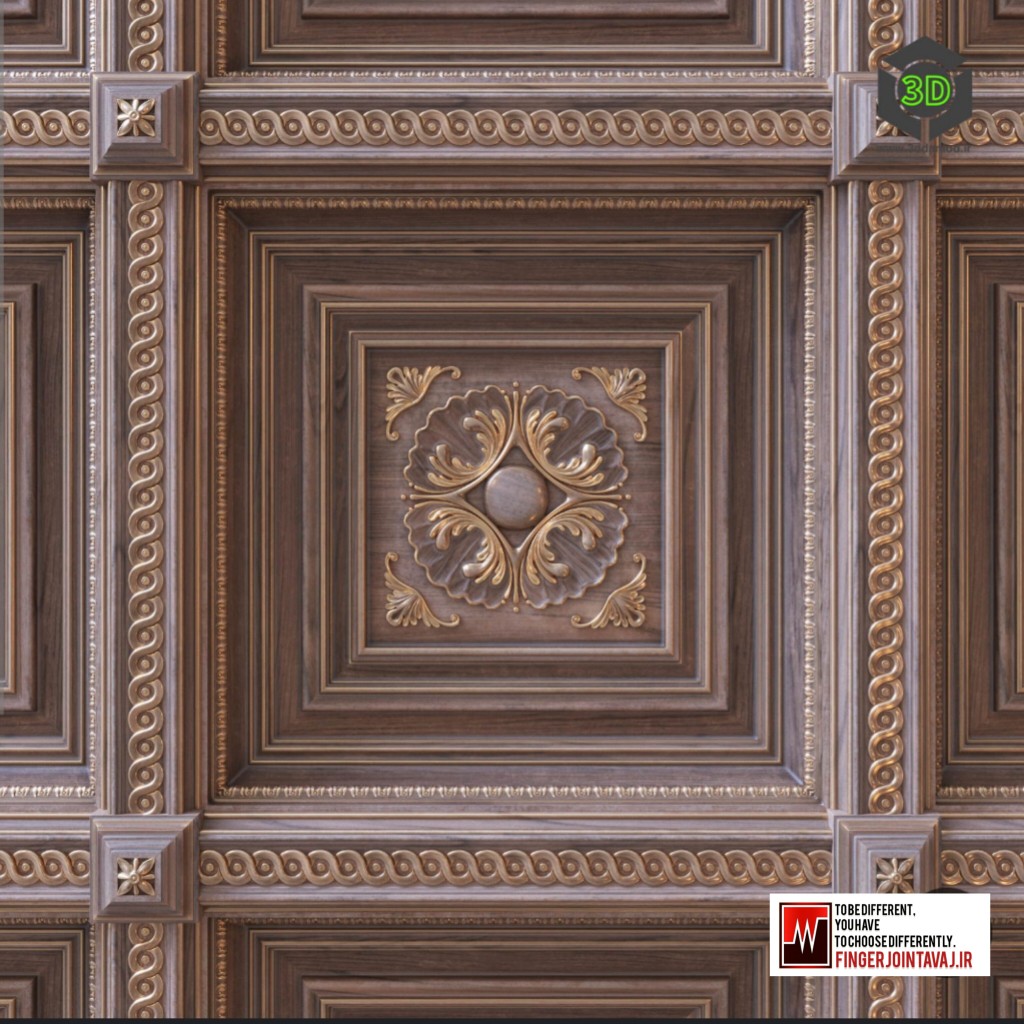 سقف تمام چوب ویلا مدل ۱۵۴۱