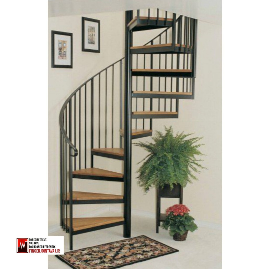 اسکلت فولادی پله ویلا سوئیسی کد ۱۶۱۵