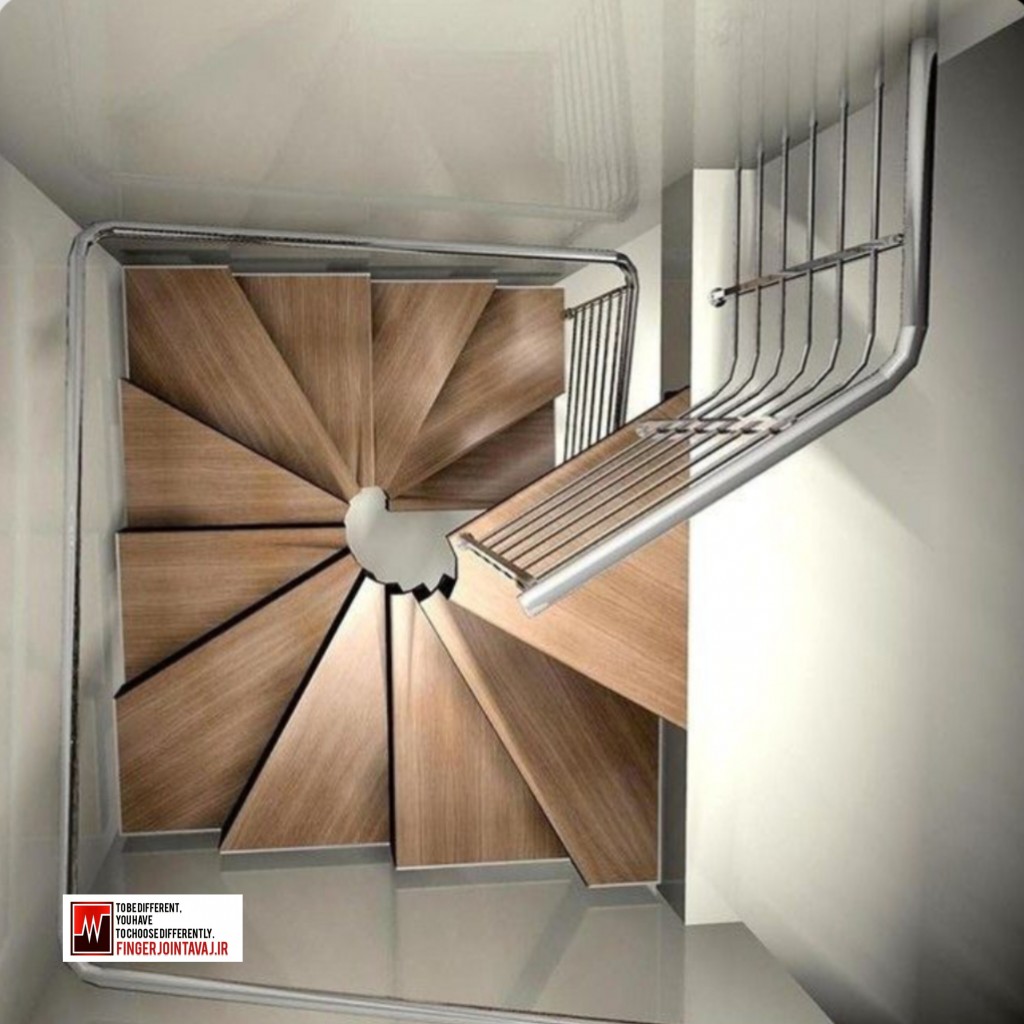 اسکلت فولادی پله ویلا سوئیسی کد ۱۶۲۴