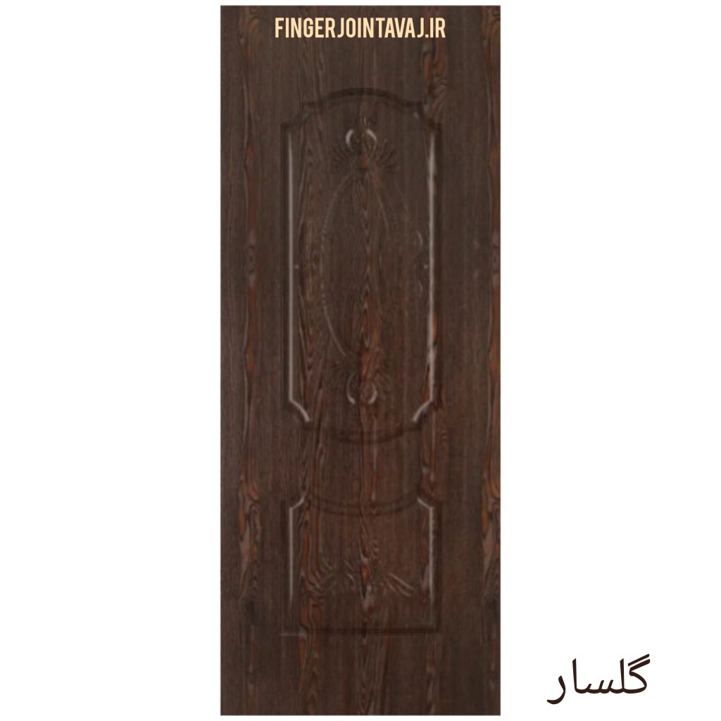 درب ملامینه رنگی مدل گلسار