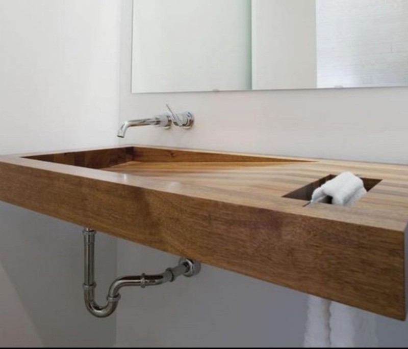 کاسه روشویی چوبی مدل ۱۲۵.FJA