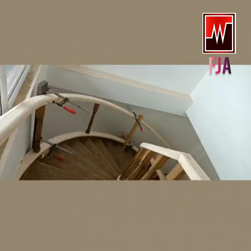 پله چوب طبیعی فینگر جوینت کد ۱۵۱۸   برند FJA