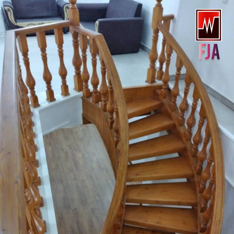 پله چوب طبیعی فینگر جوینت کد ۱۵۳۷  برند FJA