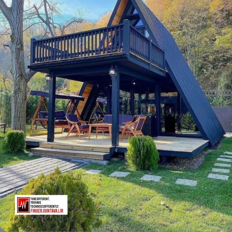 ویلا سوئیسی دوبلکس ۶۱ متری تک خواب تک تراس برند FJA