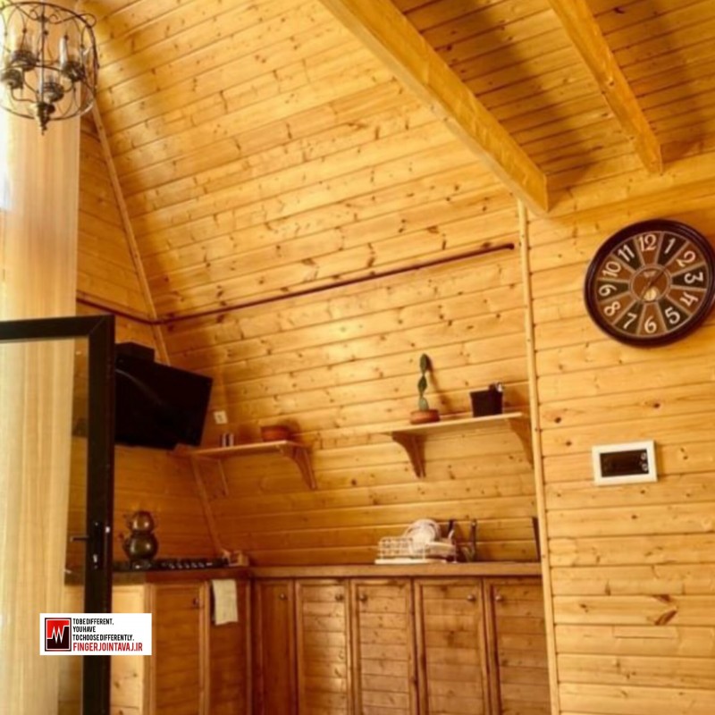 سقف تمام چوب ویلا مدل ۱۵۳۰