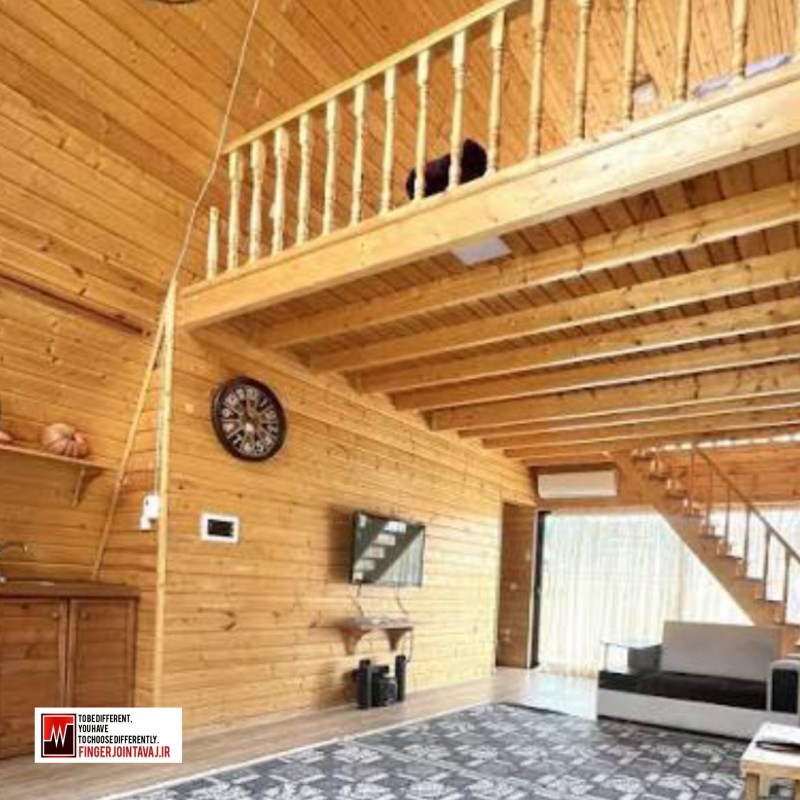 سقف تمام چوب ویلا مدل ۱۵۳۱