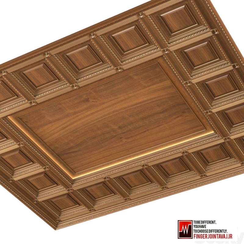 سقف تمام چوب ویلا مدل ۱۵۴۰