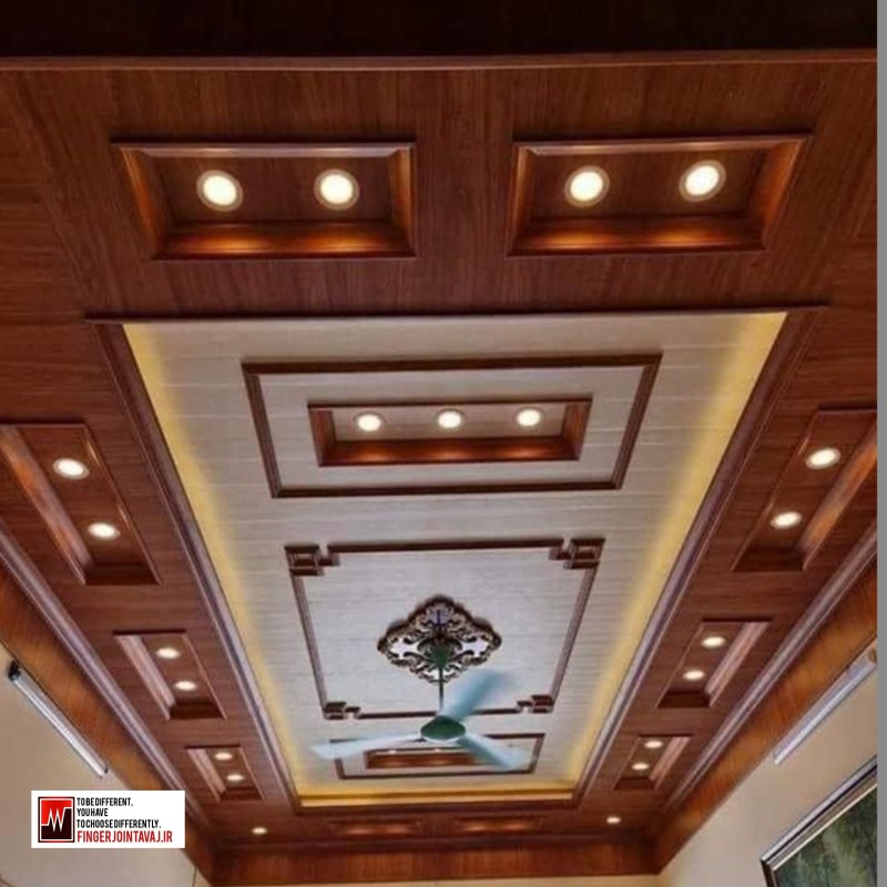 سقف تمام چوب ویلا مدل ۱۵۴۴