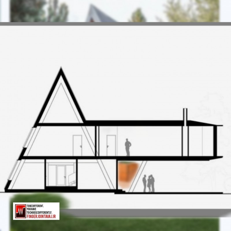 ویلا سوئیسی دوبلکس ۹۷ متری دو خواب برند FJA