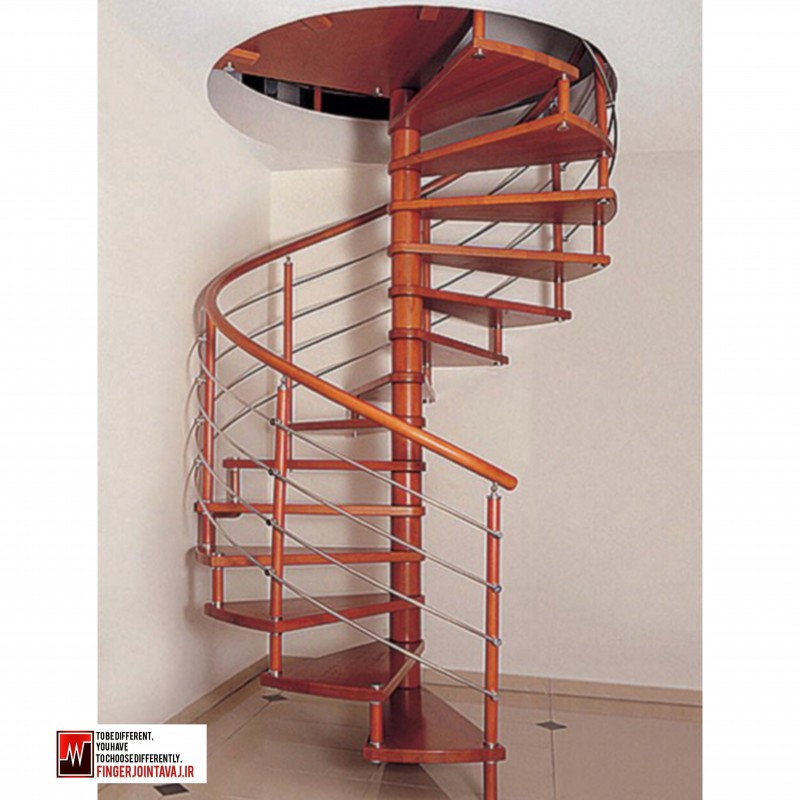 اسکلت فولادی پله ویلا سوئیسی کد ۱۶۲۰