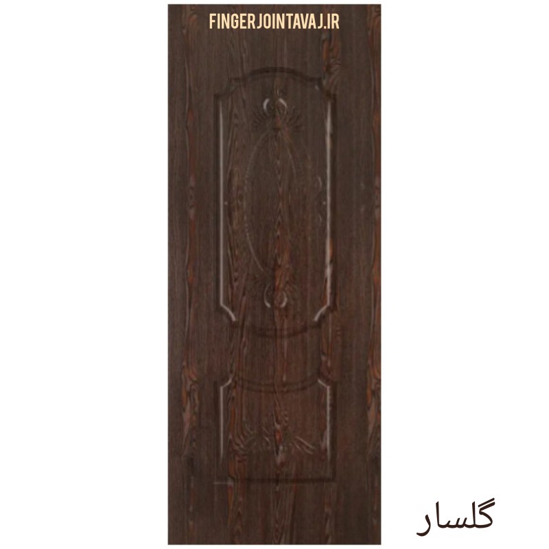 درب ملامینه رنگی مدل گلسار
