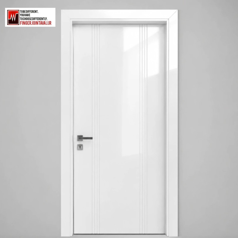 درب اتاقی ام دی اف روکش پی وی سی طراحی سی ان سی pvc,cnc,mdf کد ۱۲۲۵