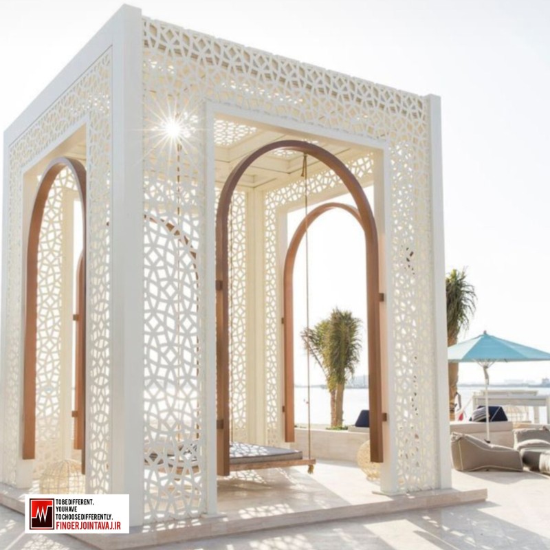 آلاچیق فلزی مشبک طرح سنتی کد ۱۳۴۵
