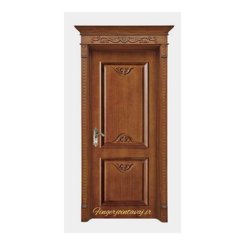 درب ورودی و اتاقی تک لنگه تمام چوب کد ۱۳۱۳