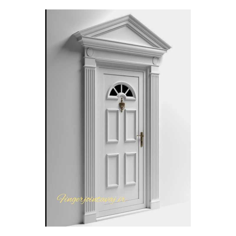 درب ورودی و اتاقی تک لنگه تمام چوب کد ۱۳۲۳