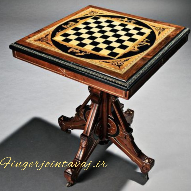 میز شطرنج معرق و منبت کد 1515