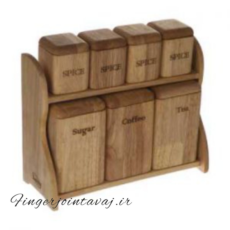 جا ادویه و حبوبات تمام چوب کد ۱۵۱۳