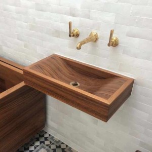 کاسه روشوئی چوبی،مدل فریدون.FJA