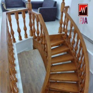 پله چوب طبیعی فینگر جوینت کد ۱۵۳۷  برند FJA