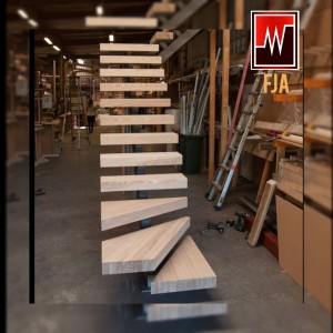 پله چوب طبیعی فینگر جوینت کد ۱۵۴۱  برند FJA