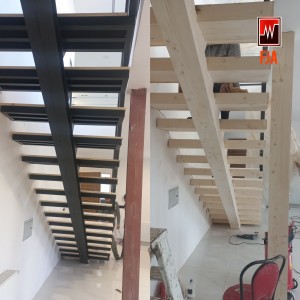 پله چوب طبیعی فینگر جوینت کد ۱۵۵۳ برند FJA