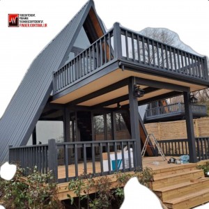 ویلا سوئیسی دوبلکس ۶۱ متری تک خواب تک تراس برند FJA