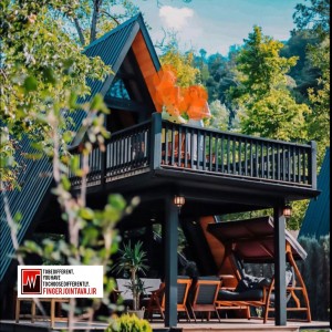 ویلا سوئیسی دوبلکس ۶۱ متری تک خواب تک تراس برند FJA