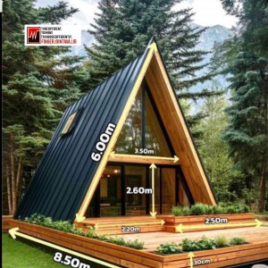 ویلا سوئیسی دوبلکس تک خوابه ۶۱ متری FJA