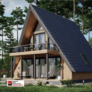 ویلا سوئیسی دوبلکس تک خوابه ۶۱ متری FJA