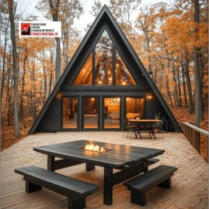 ویلا سوئیسی دوبلکس تک خوابه ۶۱ متری FJA