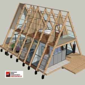 ویلا سوئیسی دوبلکس تک خوابه ۶۱ متری FJA