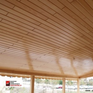 سقف تمام چوب ویلا مدل ۱۵۲۴