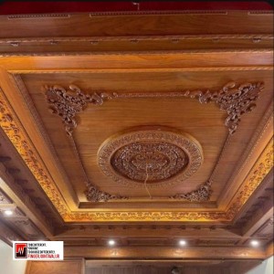 سقف تمام چوب ویلا مدل ۱۵۳۶