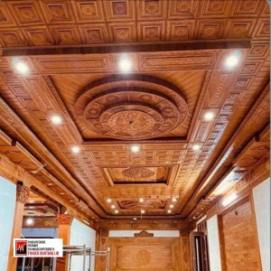 سقف تمام چوب ویلا مدل ۱۵۳۹