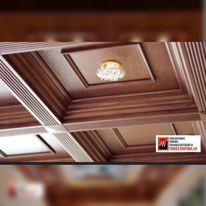 سقف تمام چوب ویلا مدل ۱۵۳۹