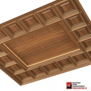 سقف تمام چوب ویلا مدل ۱۵۴۰