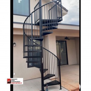 اسکلت فولادی پله ویلا سوئیسی کد ۱۶۱۲